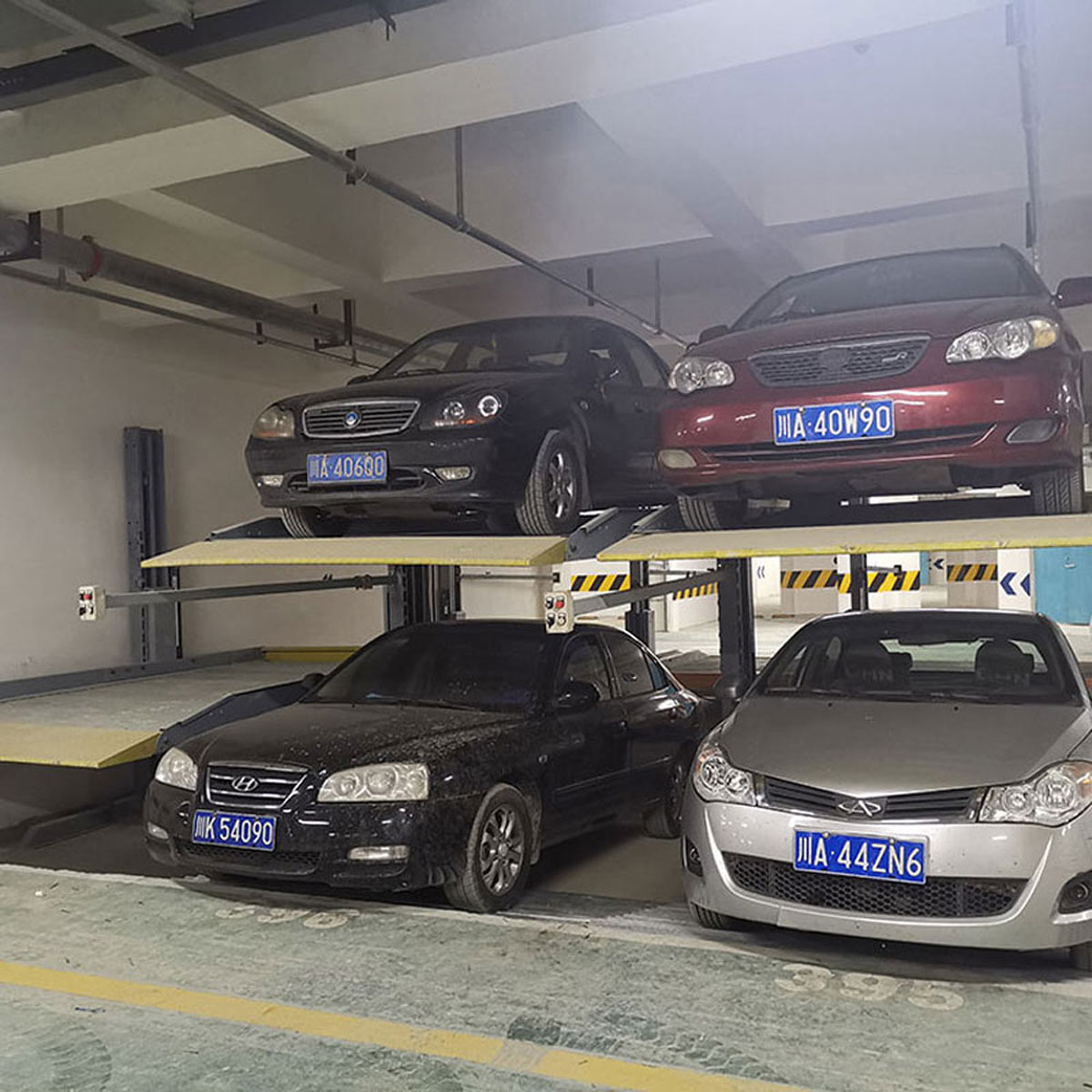 普安地坑簡易升降式機械立體停車設備
