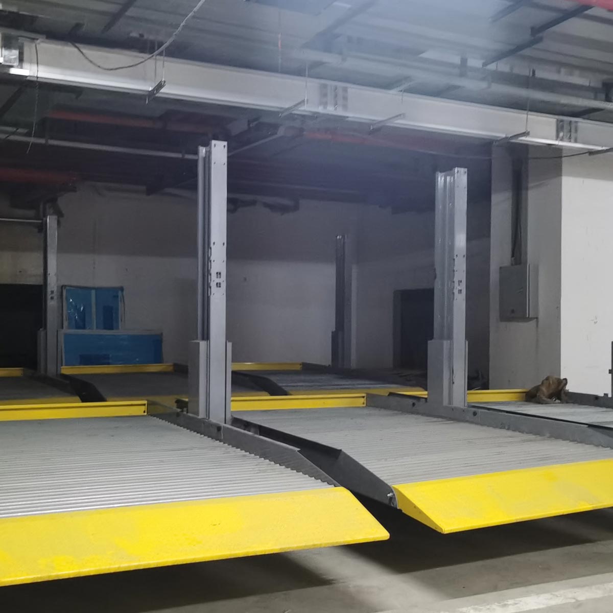 雙柱機械式停車位安裝